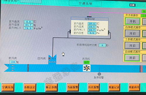 萬級無菌凈化車間中空氣質量檢測及控制系統-志遠凈化工程